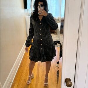 Black Midi Dress, size S